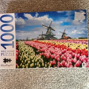 Hinkler Mind boggles1000 piece jigsa puzzle dutch windmills netherlands 27x21IN